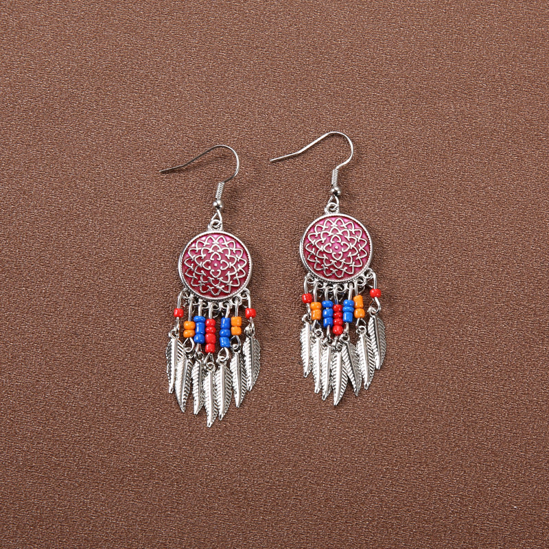 Wholesale Vintage Bohemian Tassel Earrings
